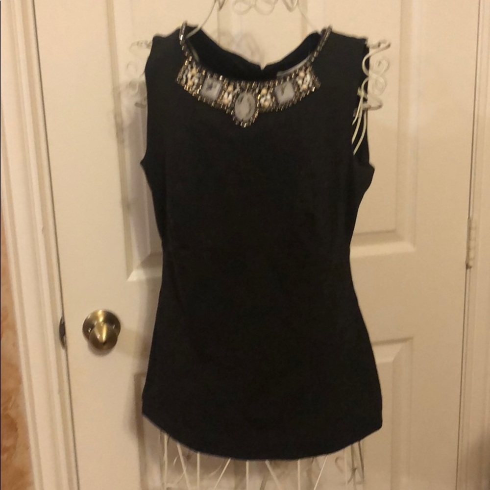 Women’s CAbi form-flattering jeweled tank top